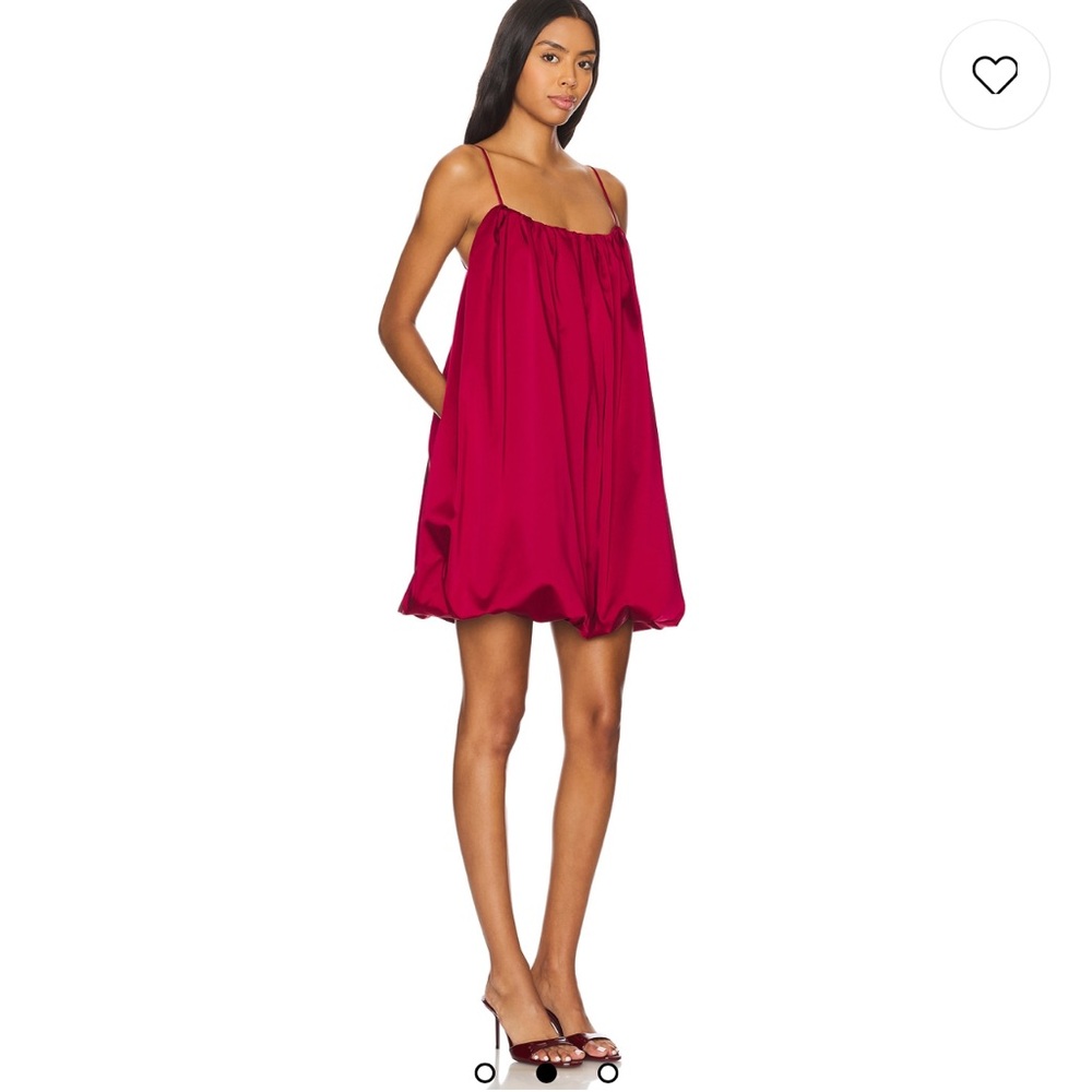 SIMKHAI India Mini Dress in Cherry